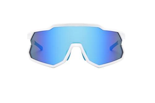 Gafas de sol deportivas Unisex - TR90 / Protección UV400 (Blanco) 3/5