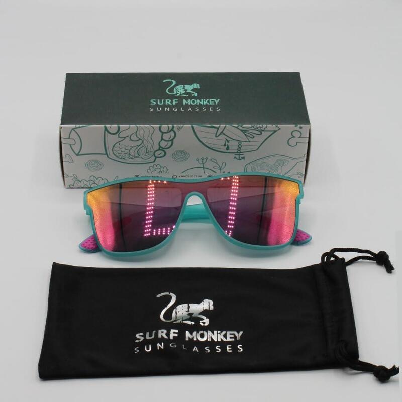 Lunettes de soleil Unisex - Polarisées / UV400 / TAC (Aqua)