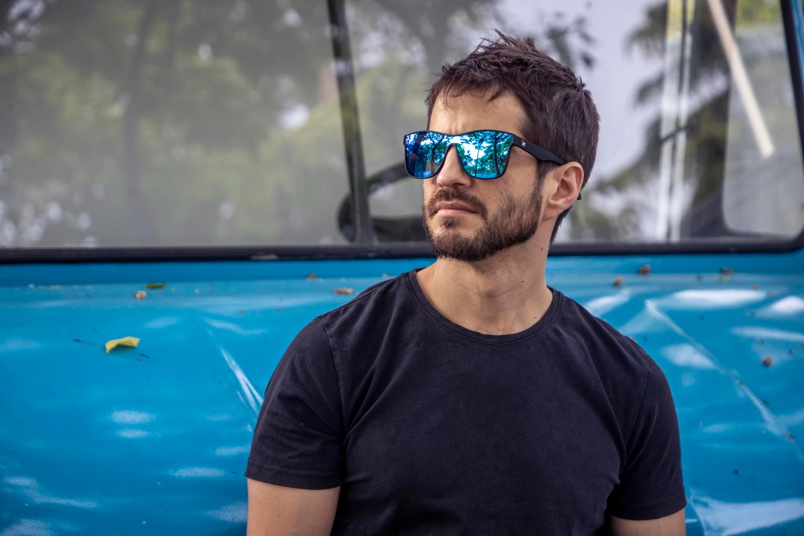 Gafas de sol Unisex - Polarizadas / UV400 / TAC (Azul) 6/6