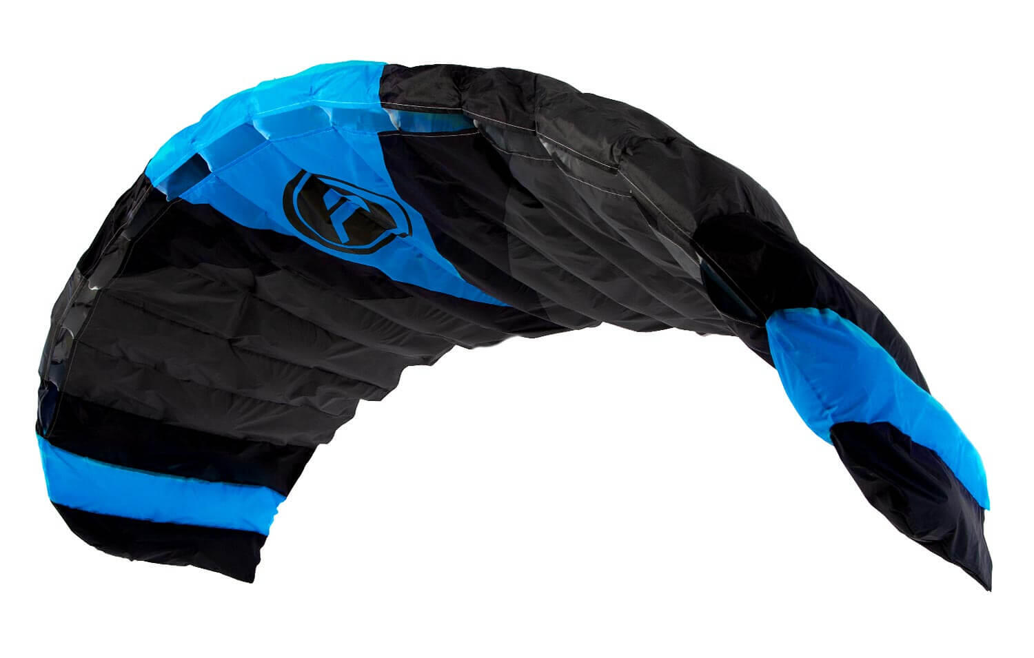 WOLKENSTÜRMER Lenkmatte Paraflex Quad 3.9 (schwarz-blau) - flugfertig inkl. Dyneemaleinen