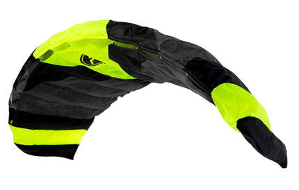 Lenkmatte Paraflex Quad 3.9 (schwarz-blau) - flugfertig inkl. Dyneemaleinen