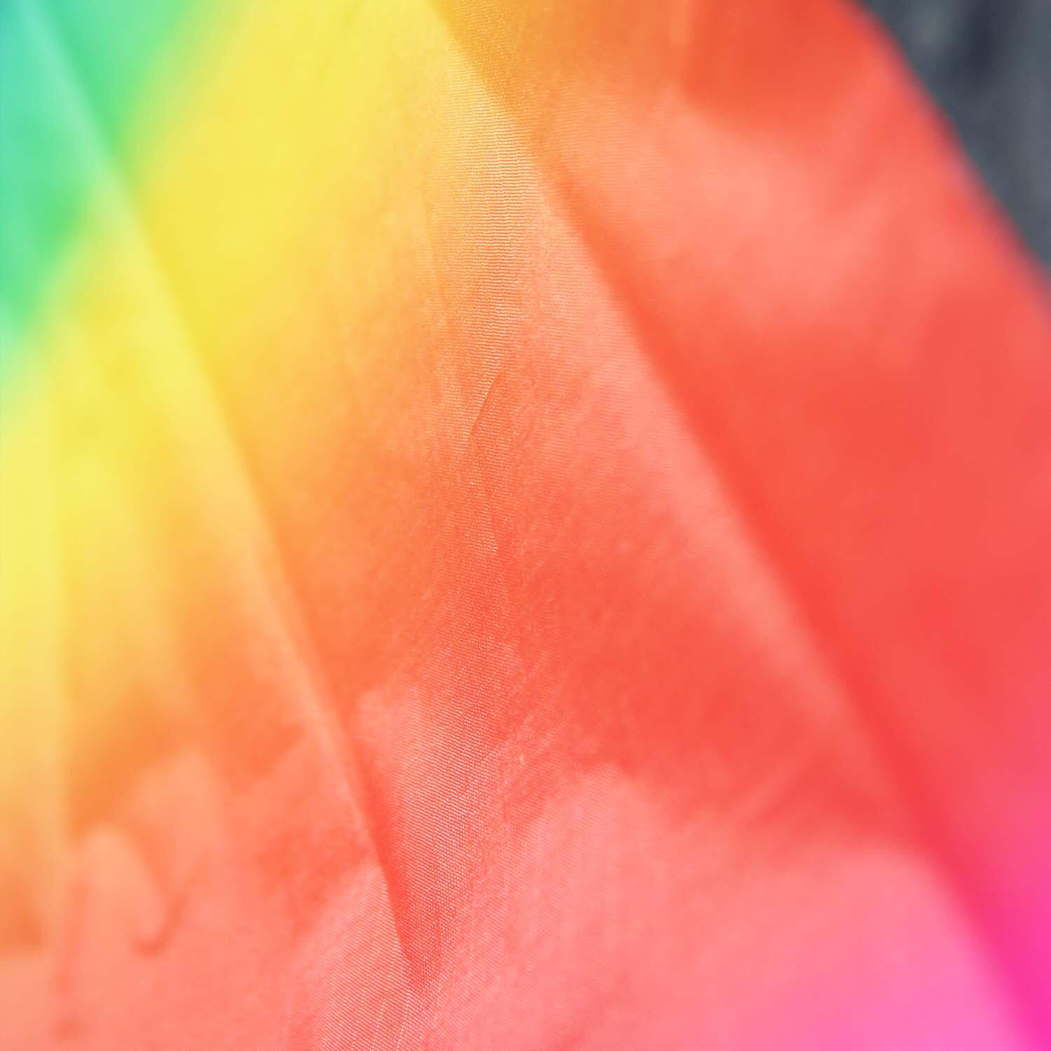 Kinderdrachen Delta Rainbow (bunt), Einleinerdrachen - flugfertig inkl. Schnur 5/7