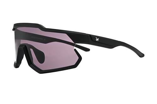 Lunettes de soleil sport unisexes – TR90 / Protection UV400 (Vin) 5/7