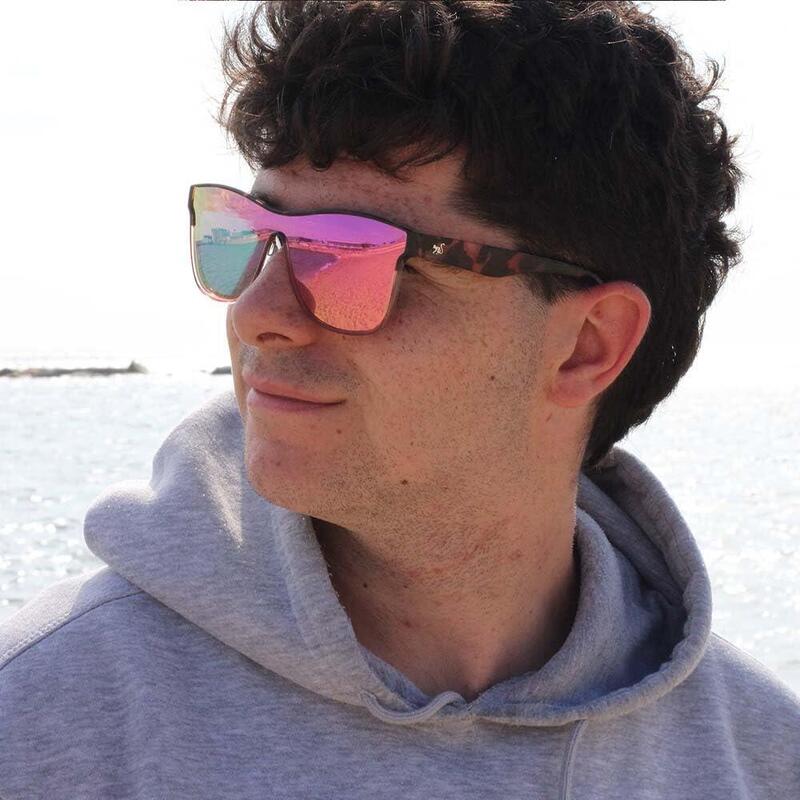 Lunettes de soleil Unisex - Polarisées / UV400 / TAC (doré)