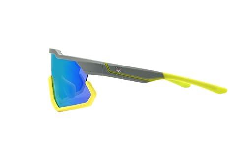 Occhiali da sole sportivi unisex - Protezione TR90 / UV400 (giallo) 4/5
