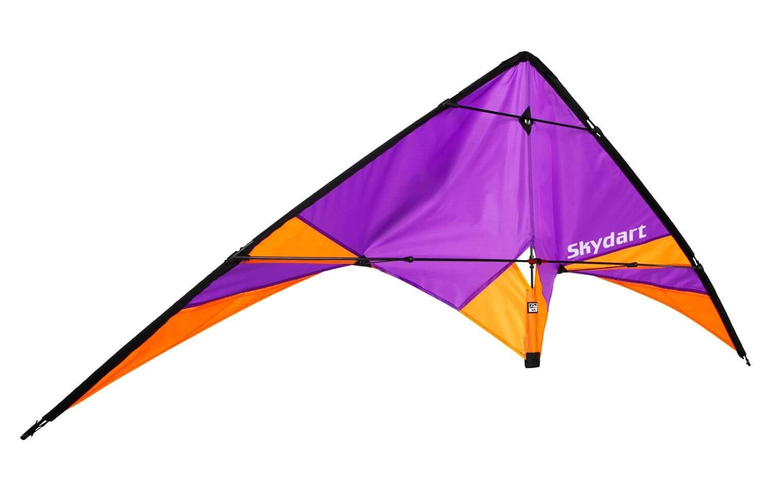 Lenkdrachen Skydart (lila) - flugfertig inkl. Schnüre und Lenkschlaufen 4/7