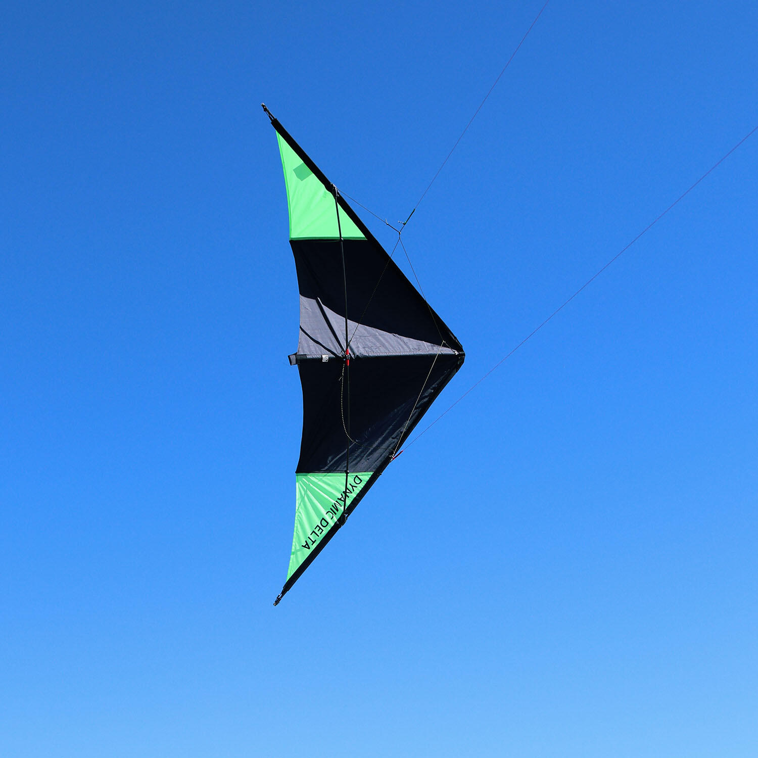 Cometa acrobática Wolkensturmer Dynamic Delta verde neón 102600 Verde 150 x 49 2/7