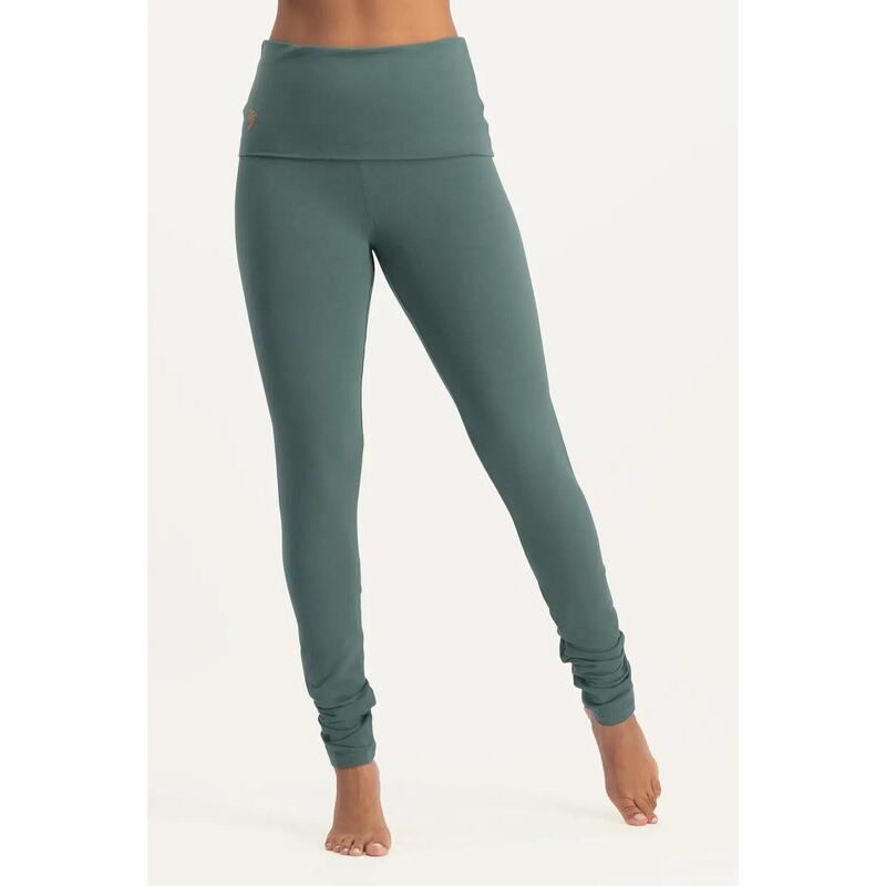 Shaktified - Legging de yoga confortable avec Bordure en revers - Forêt