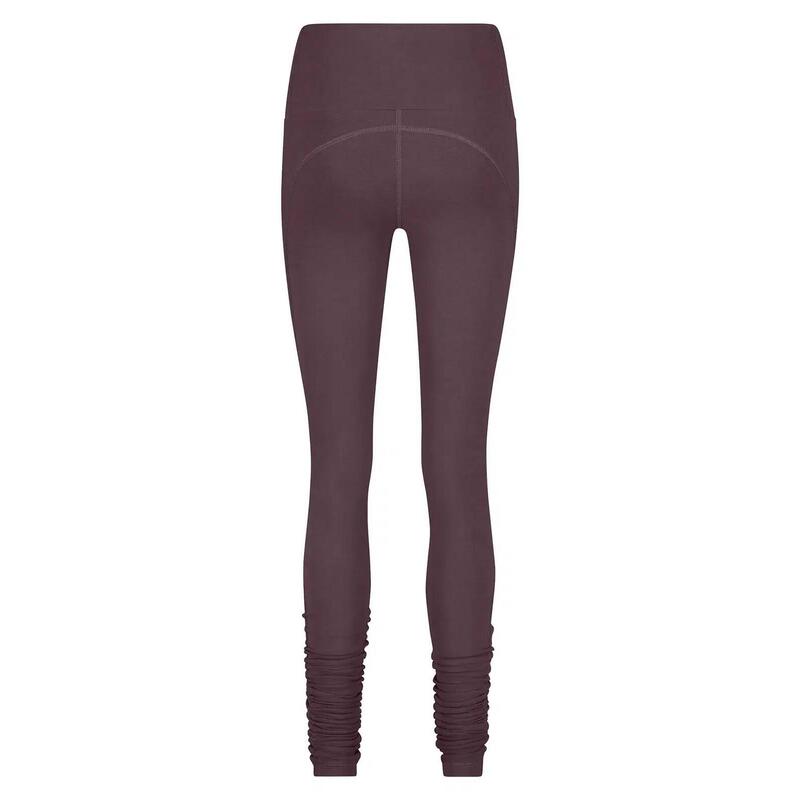 Gaia - Yoga High-waist legging van Biologisch katoen  - Berry