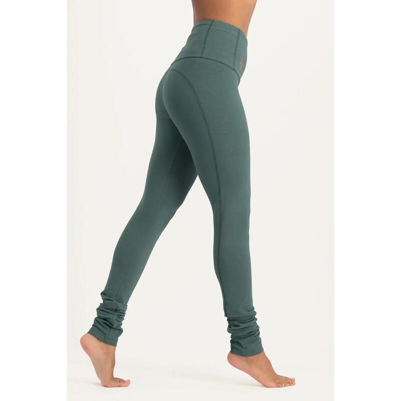 Gaia - Yoga High-waist legging van Biologisch katoen  - Forest