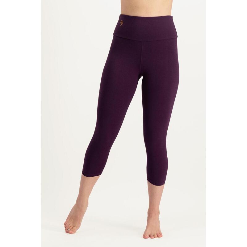 Legging de yoga Satya capri - Legging tendance taille haute dry fit - Bloom