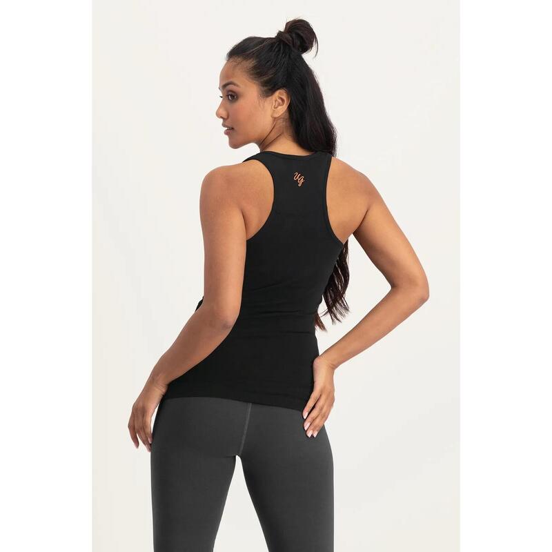 Hamsa Core Yoga Tank - Onyx Black