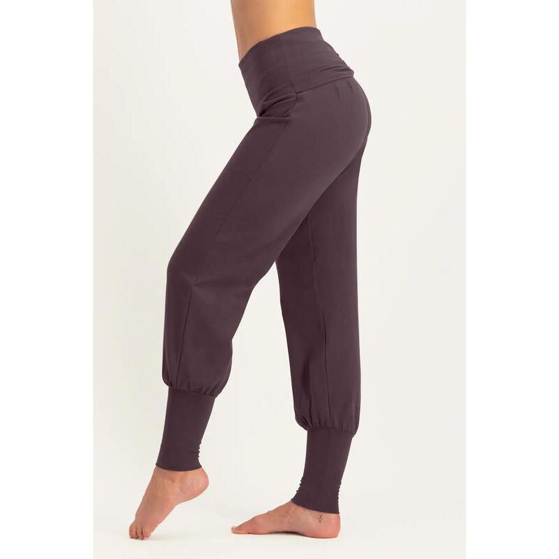 Pantalon de yoga Devi - Pantalon Aladdin ample confortable - Berry