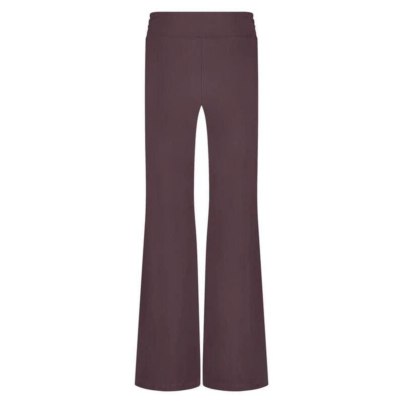 Trendy loose fit Yoga Broek Maeve - berry