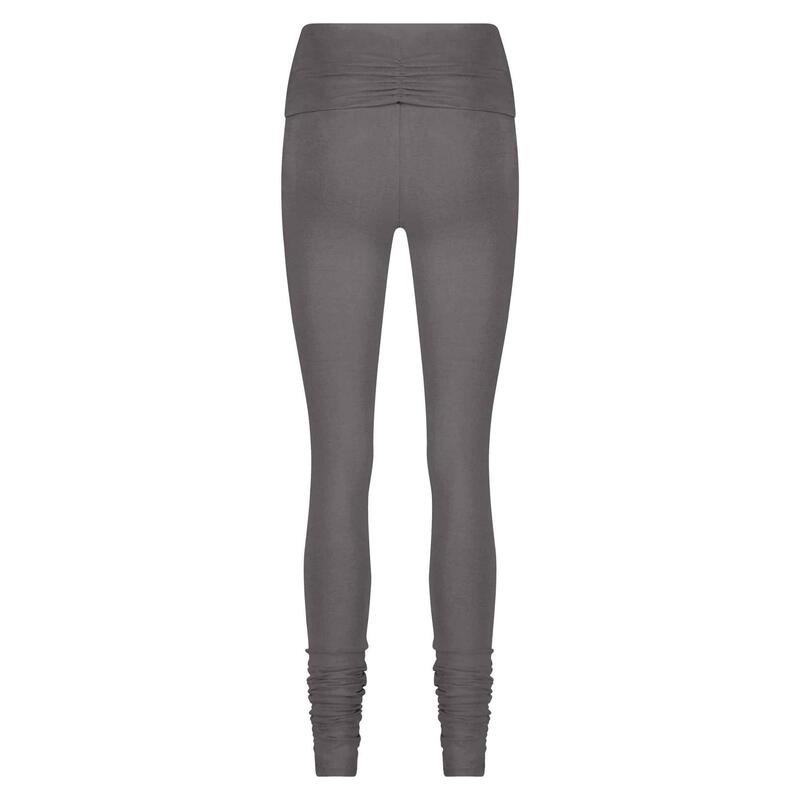 Shaktified - comfortabele yogalegging met omslagband - Charcoal