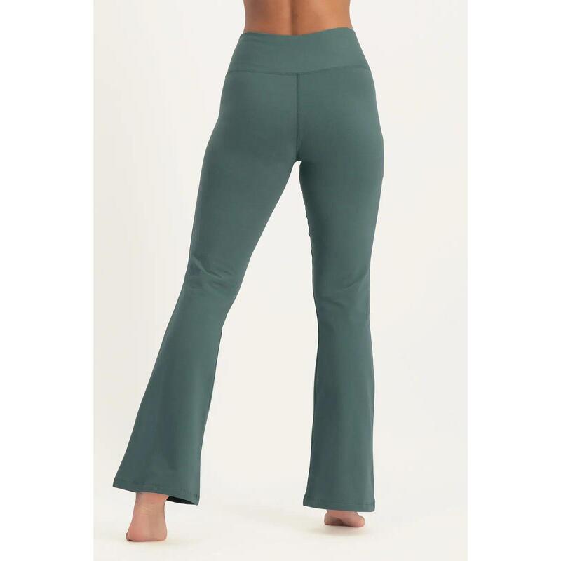 Pantalon de yoga Anandafied avec jambes évasées sur les hanches - Forêt