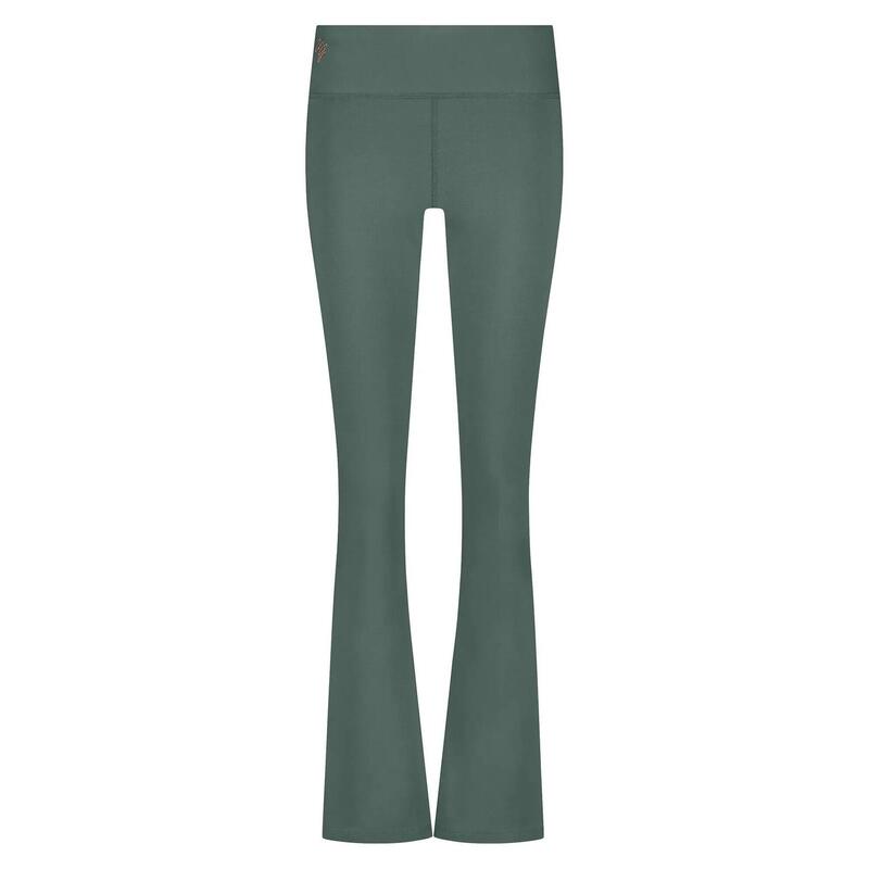 Pantalon de yoga Anandafied avec jambes évasées sur les hanches - Forêt