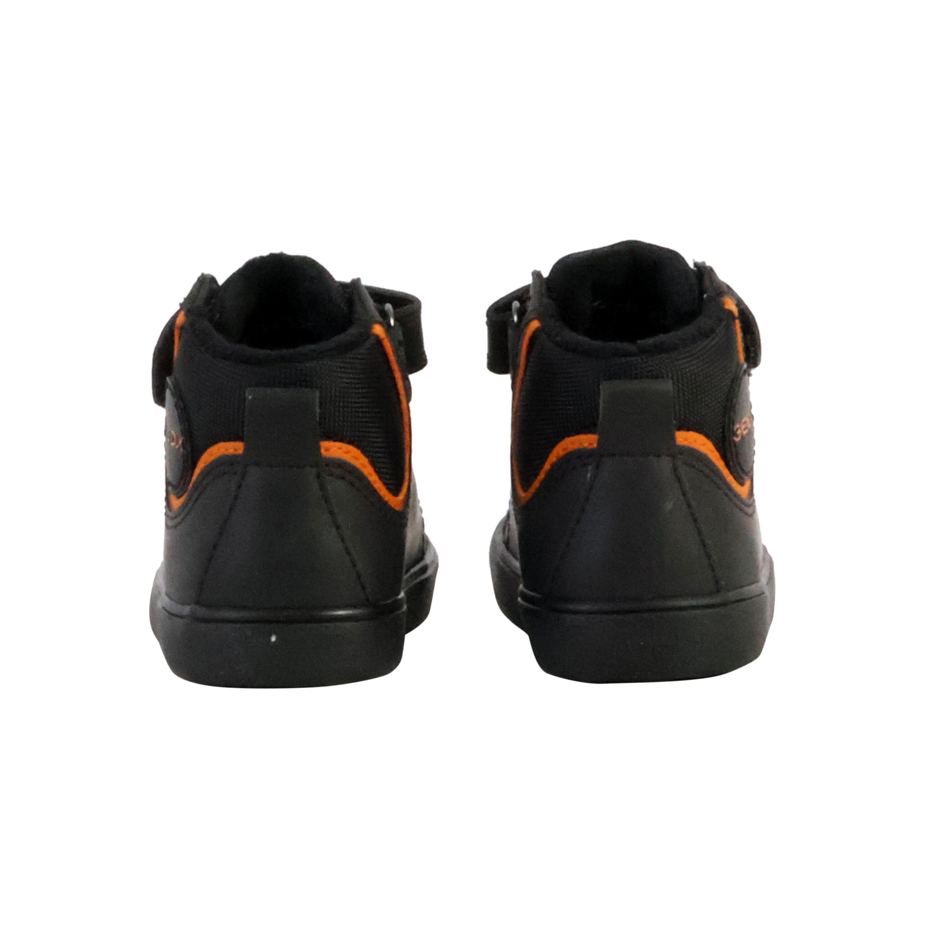 Basket Montante à Scratches Geox Enfant Gisili Wax.Synt Nylon 4/5