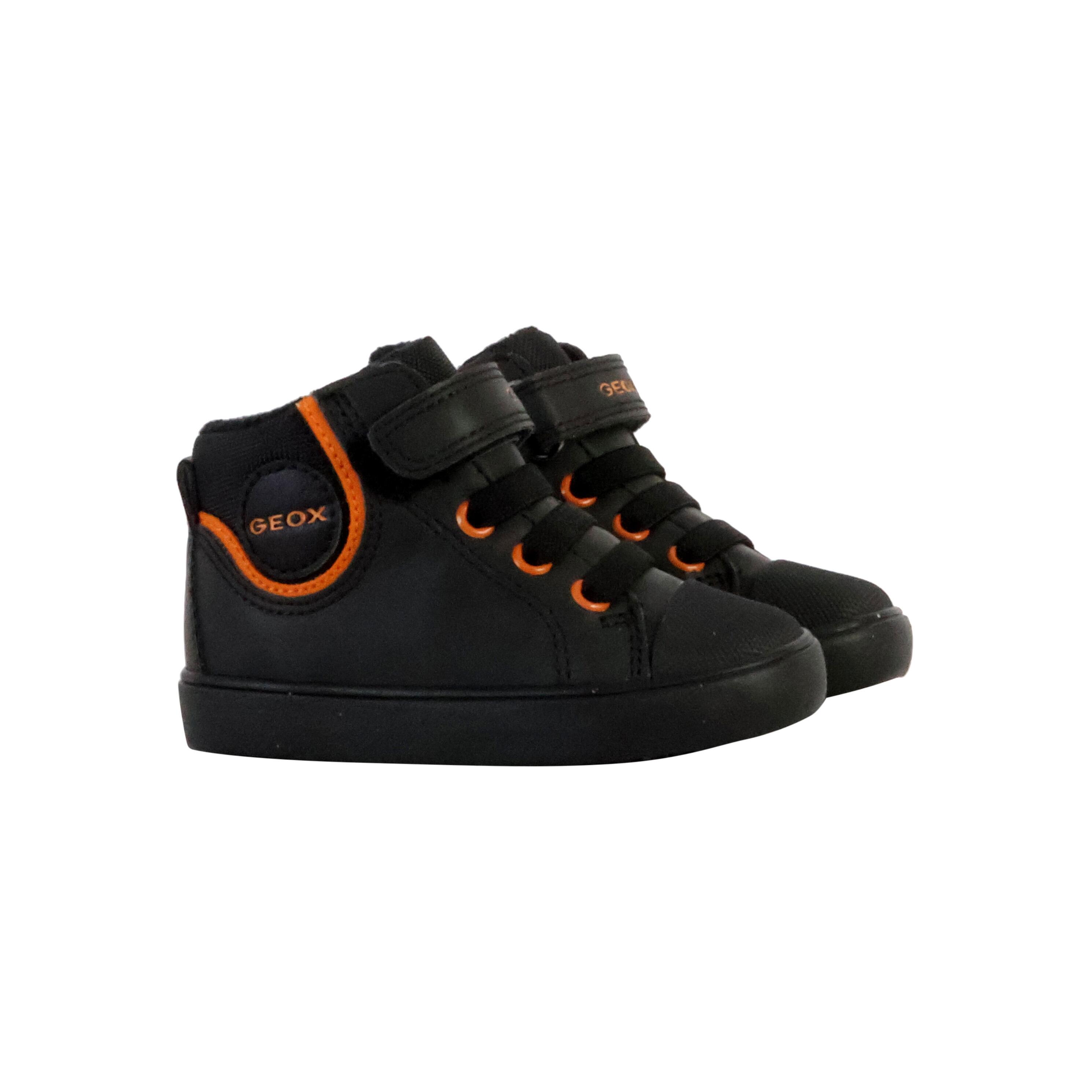 Basket Montante à Scratches Geox Enfant Gisili Wax.Synt Nylon 3/5