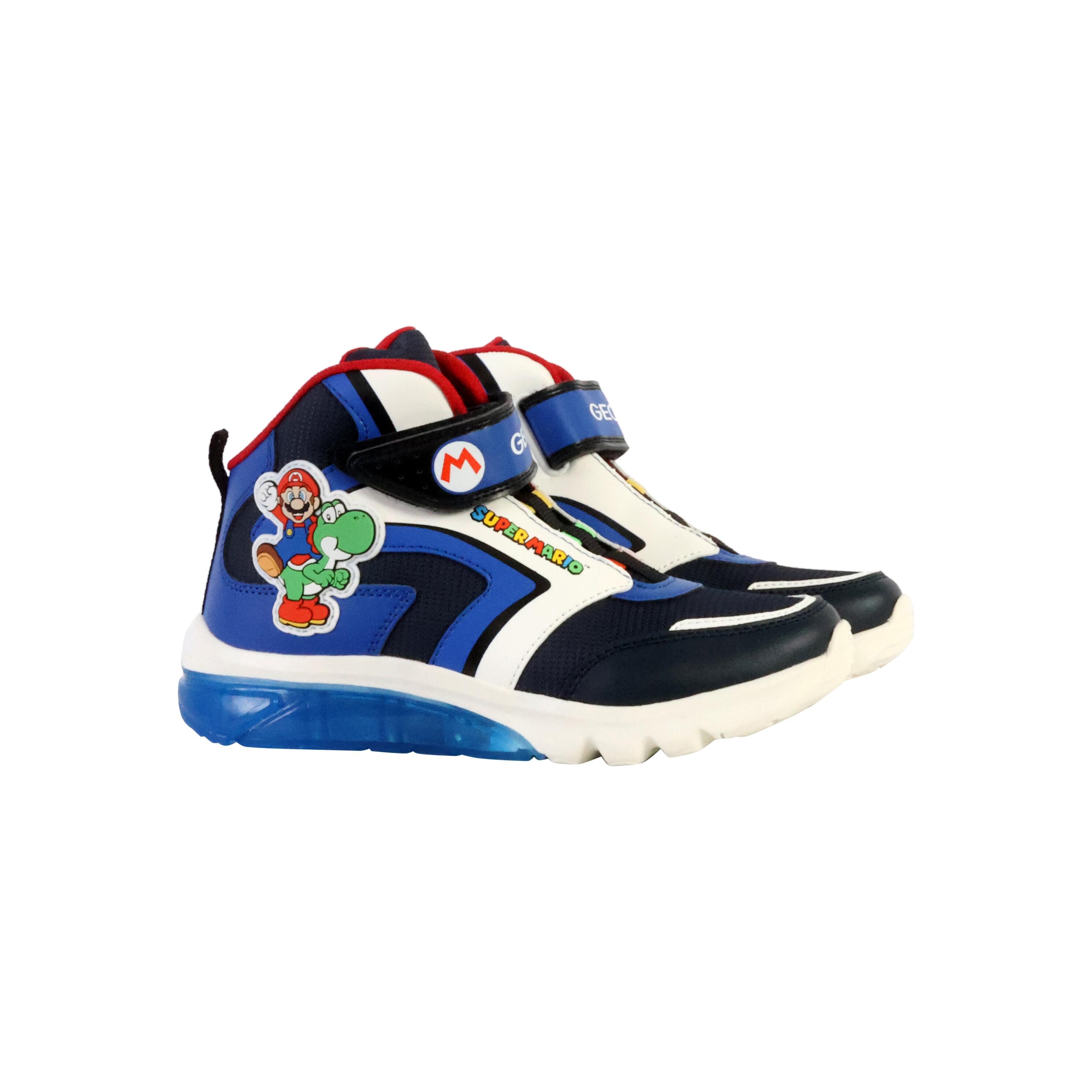Baskets Geox J CIBERDRON BOY Bleu 3/7