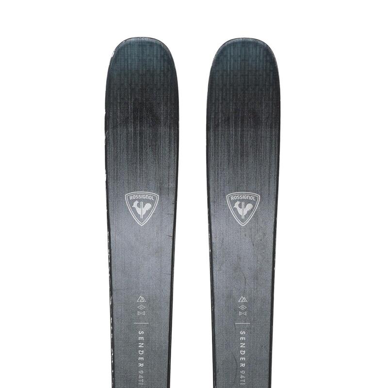 RECONDITIONNE - Ski Rossignol Sender 94 Ti + Fixations - BON
