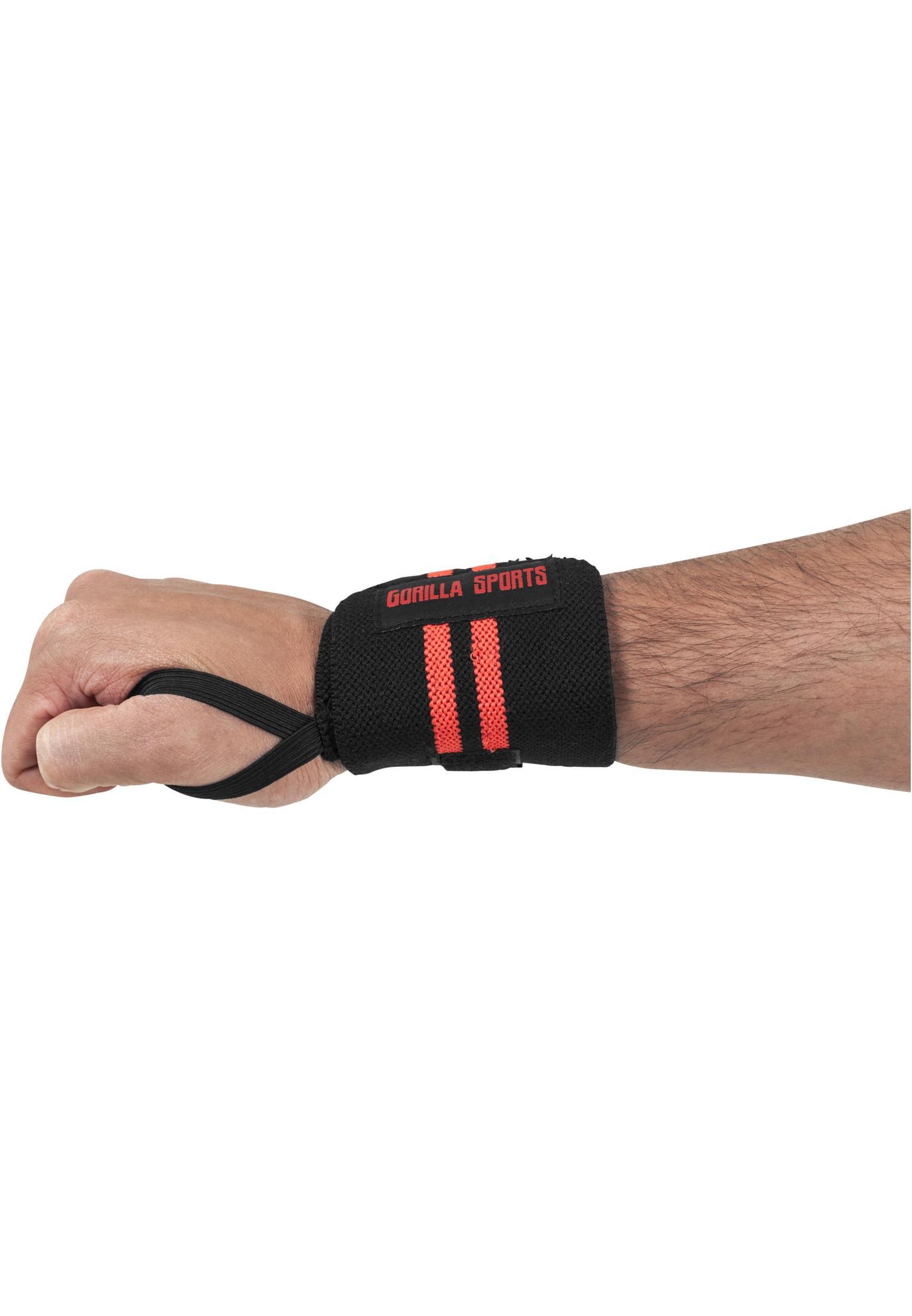 Polsbanden - Katoen - Elastisch - Zwart/Rood 4/7