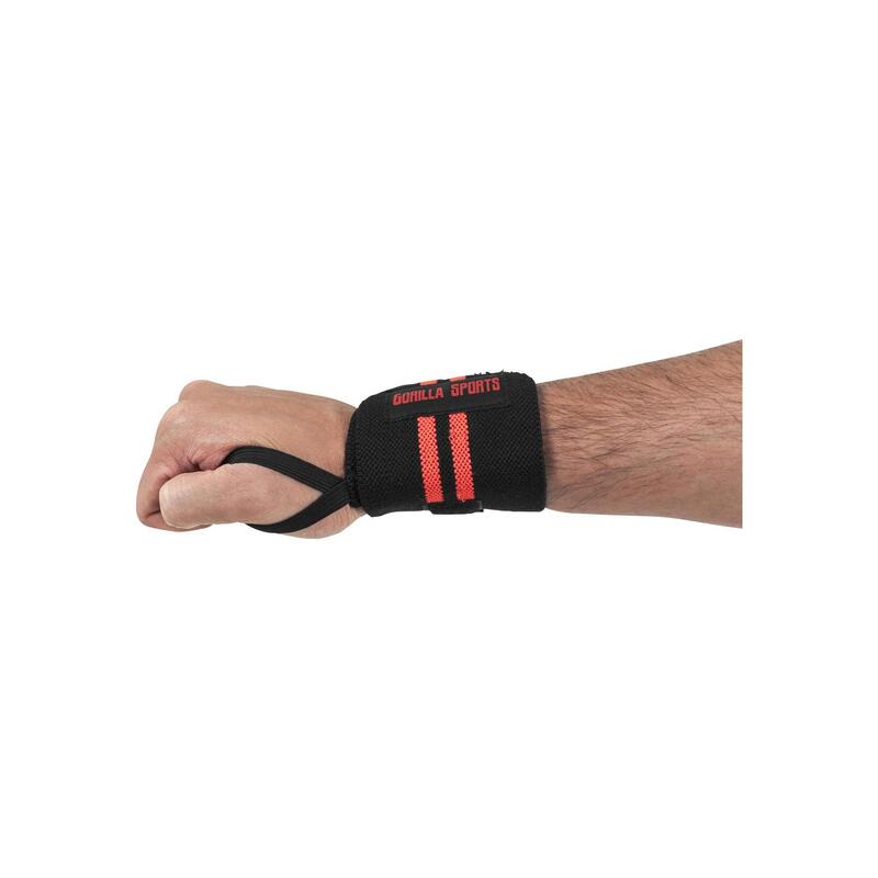 PAIRE DE BANDES POUR MAINTIEN DES POIGNETS | MUSCULATION | COLORIS AU CHOIX