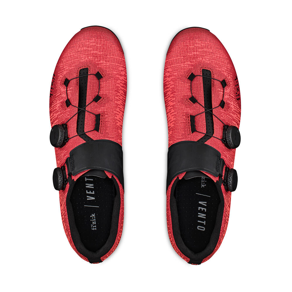 Fizik Vento Infinito Knit Carbon 2 Road Cycling Shoes - Coral/Black