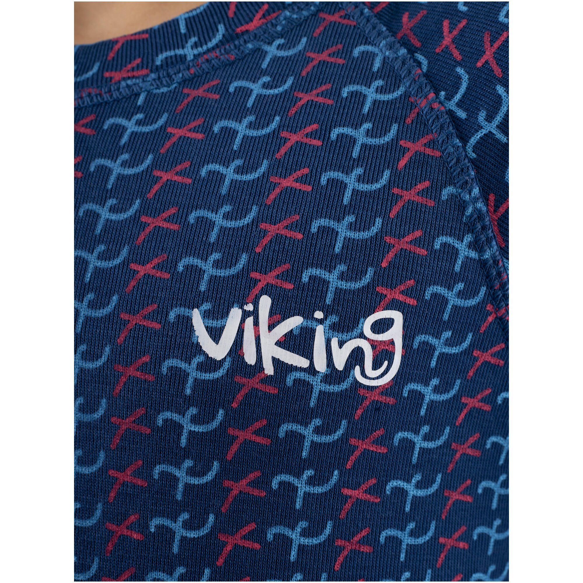 Set intimo termico bambino Viking Nino rosa/blu 140/152 3/4