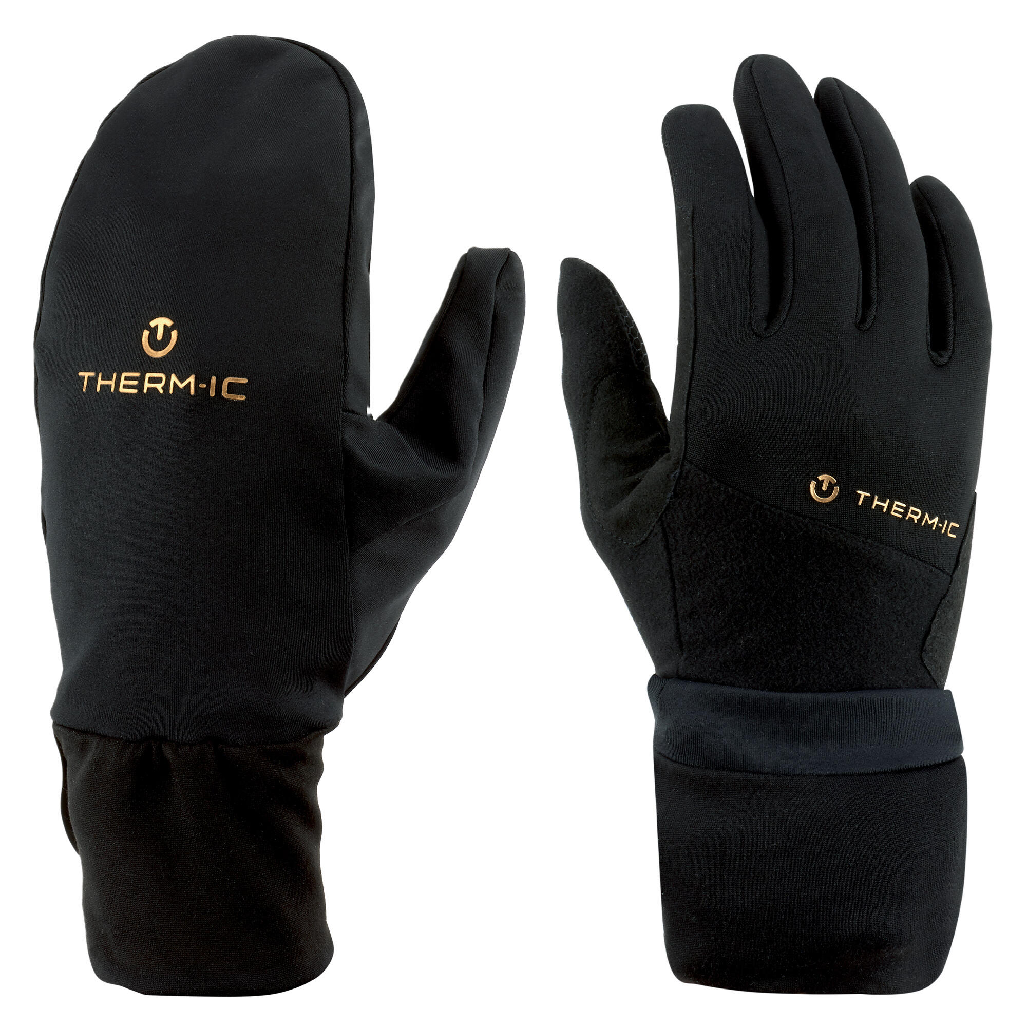 Therm-ic - Gants Légers Et Hybrides, Convertibles En Moufles - Versatile Light Gloves - Sur-gants - Noir - 40 M - Decathlon
