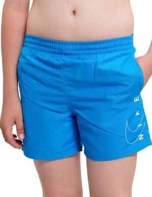 Short Ragazzi Nike Split Logo Lap 4" Volley Photo Blue