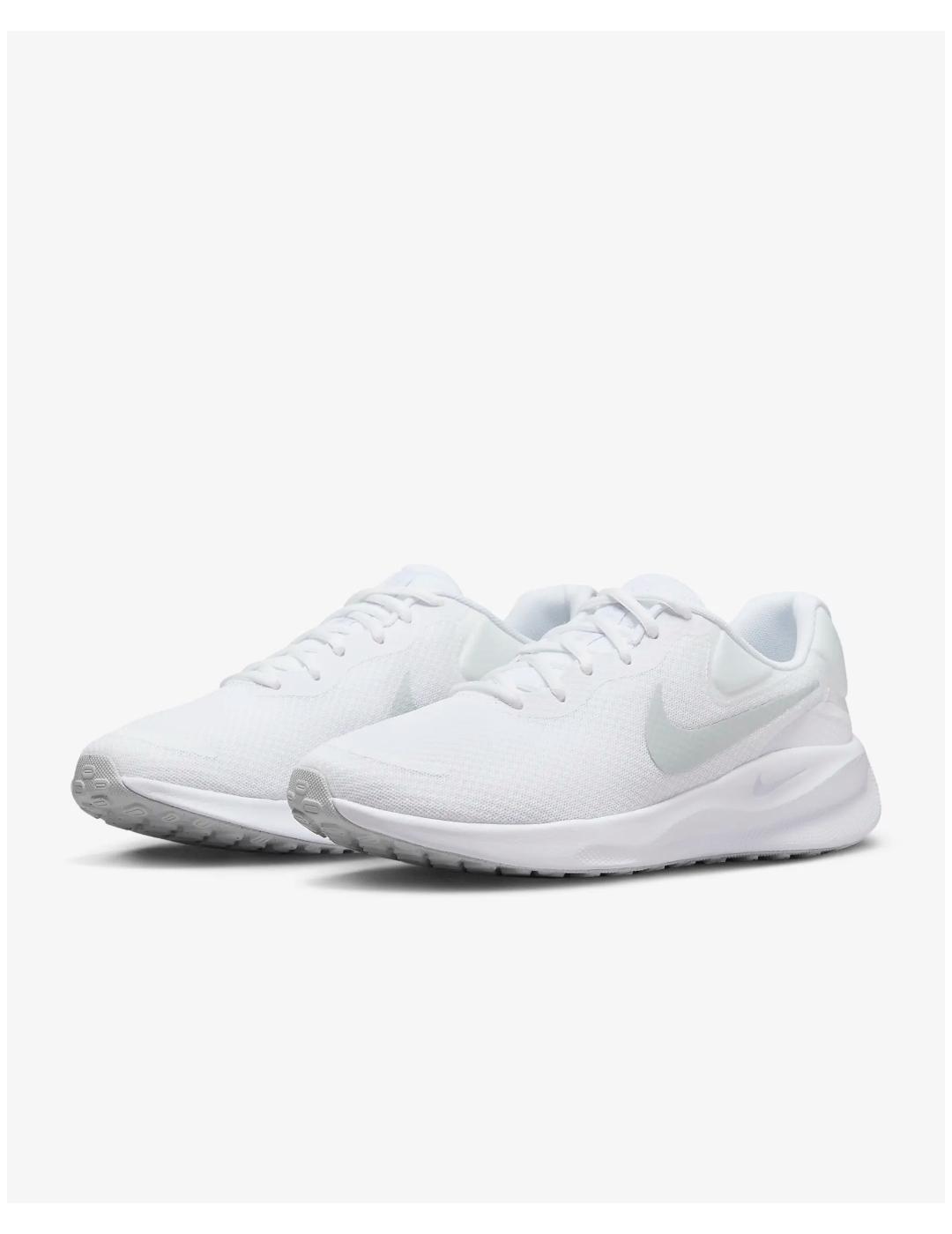 Baskets pour hommes Nike Revolution 7 Blanc 3/7