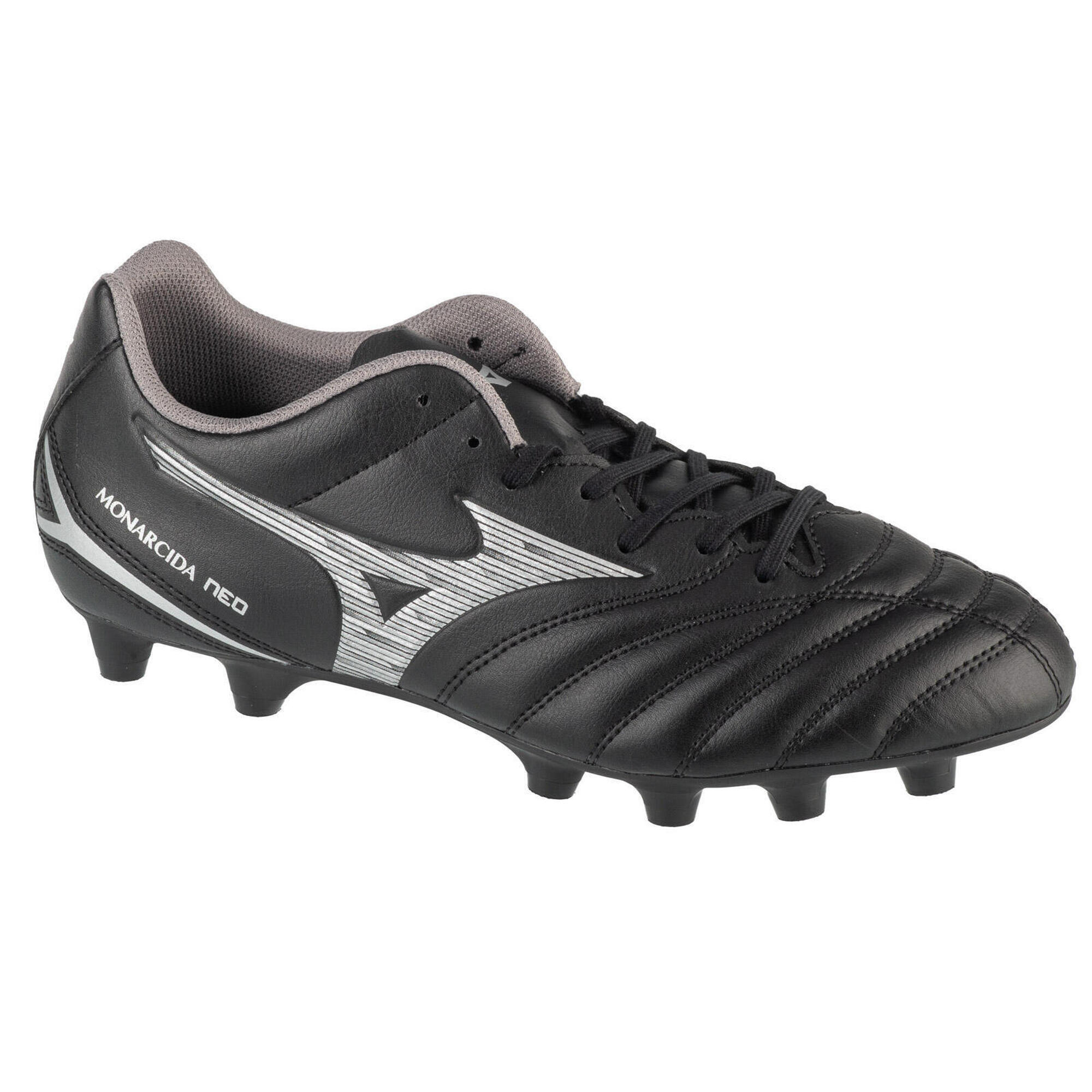 Mizuno - Chaussures De Football Pour Hommes Monarcida Neo Iii Fg - Chaussures À Crampons - Gris|noir - 44,5 - Decathlon
