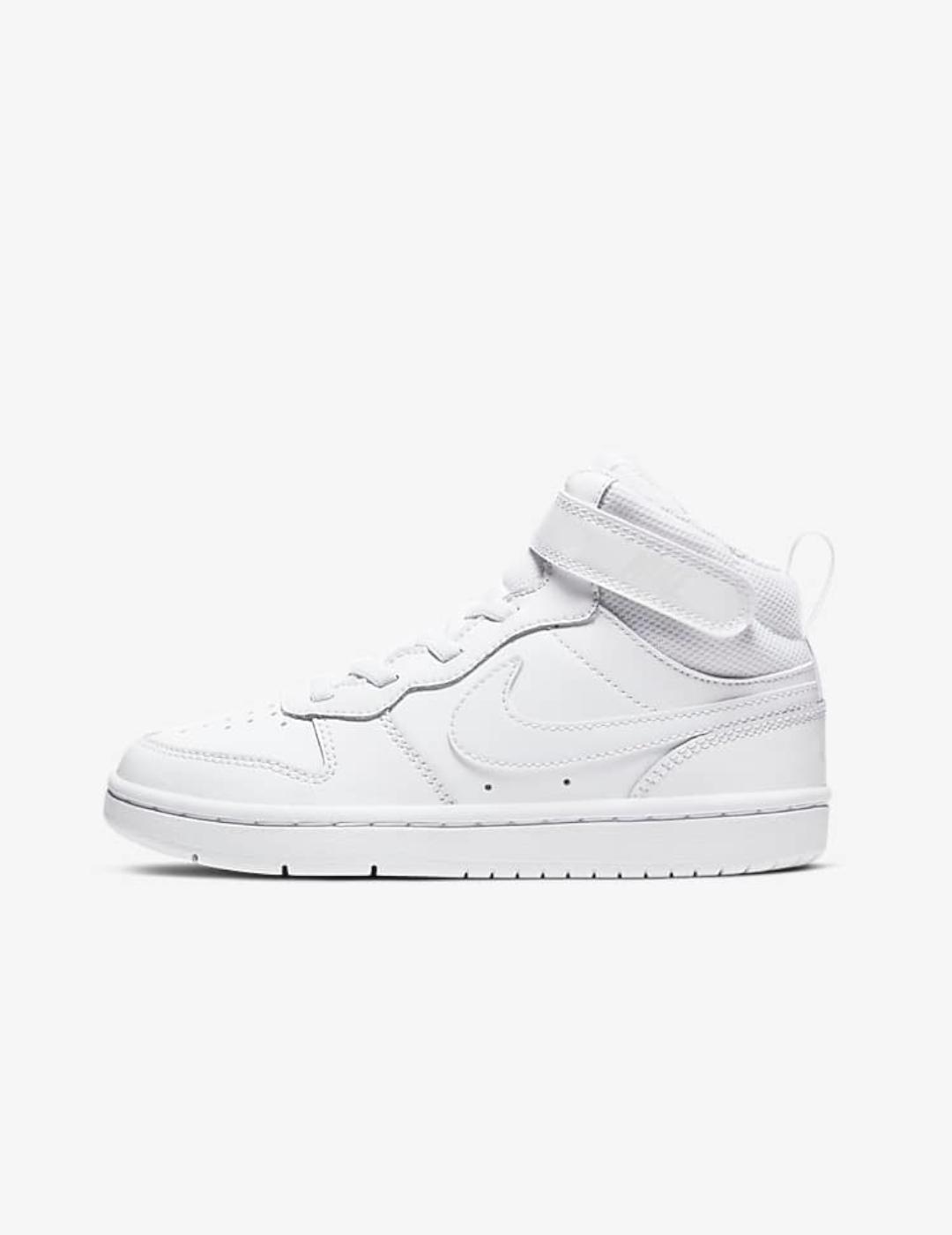 Zapatillas para Niño Nike Court borough mid2 Blanco 2/2