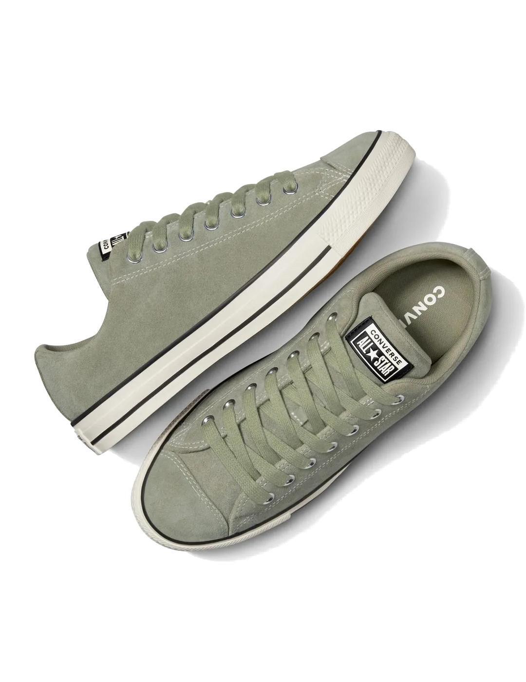 Chaussures pour hommes Converse Wide ox light field Vert 4/5