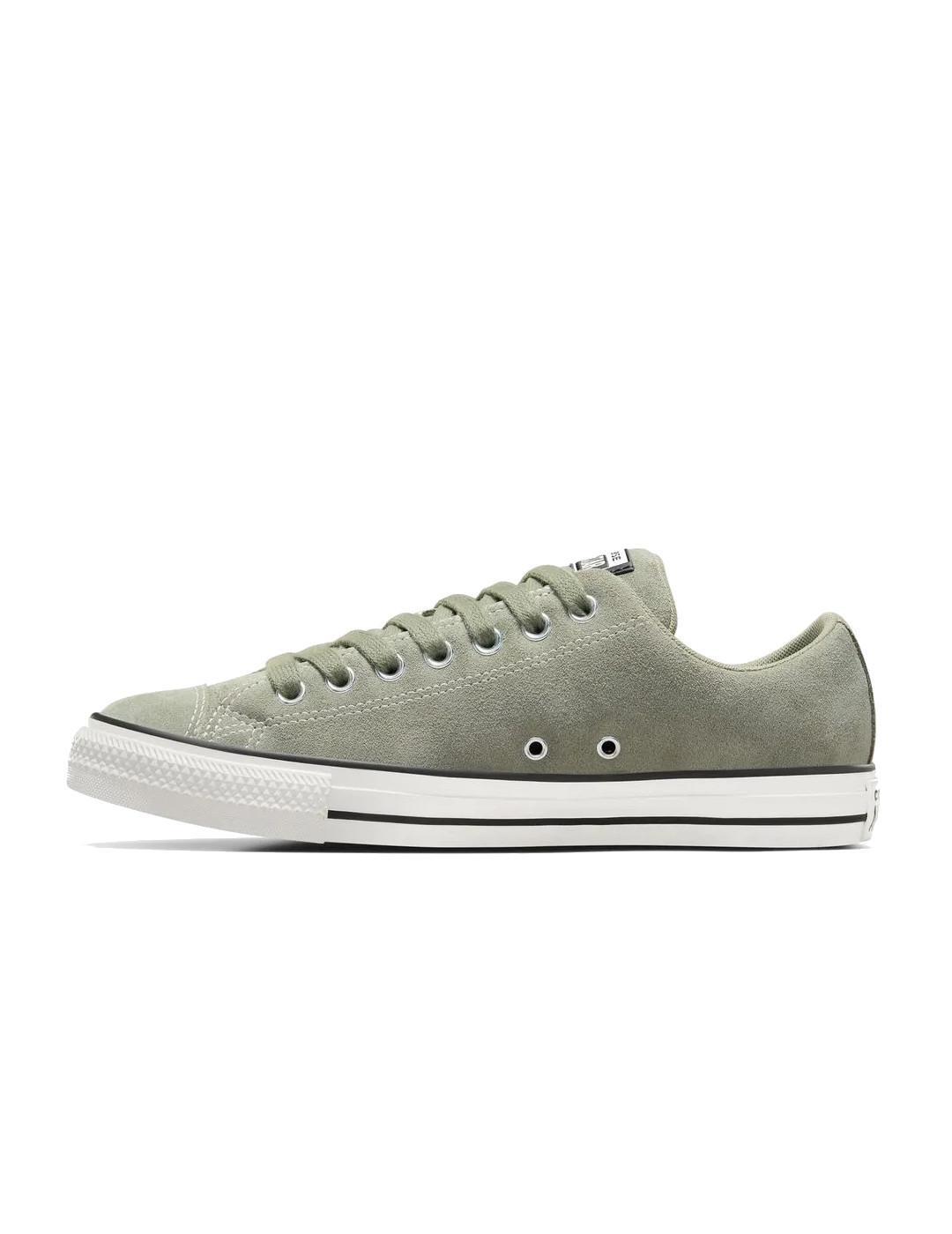 Chaussures pour hommes Converse Wide ox light field Vert 2/5
