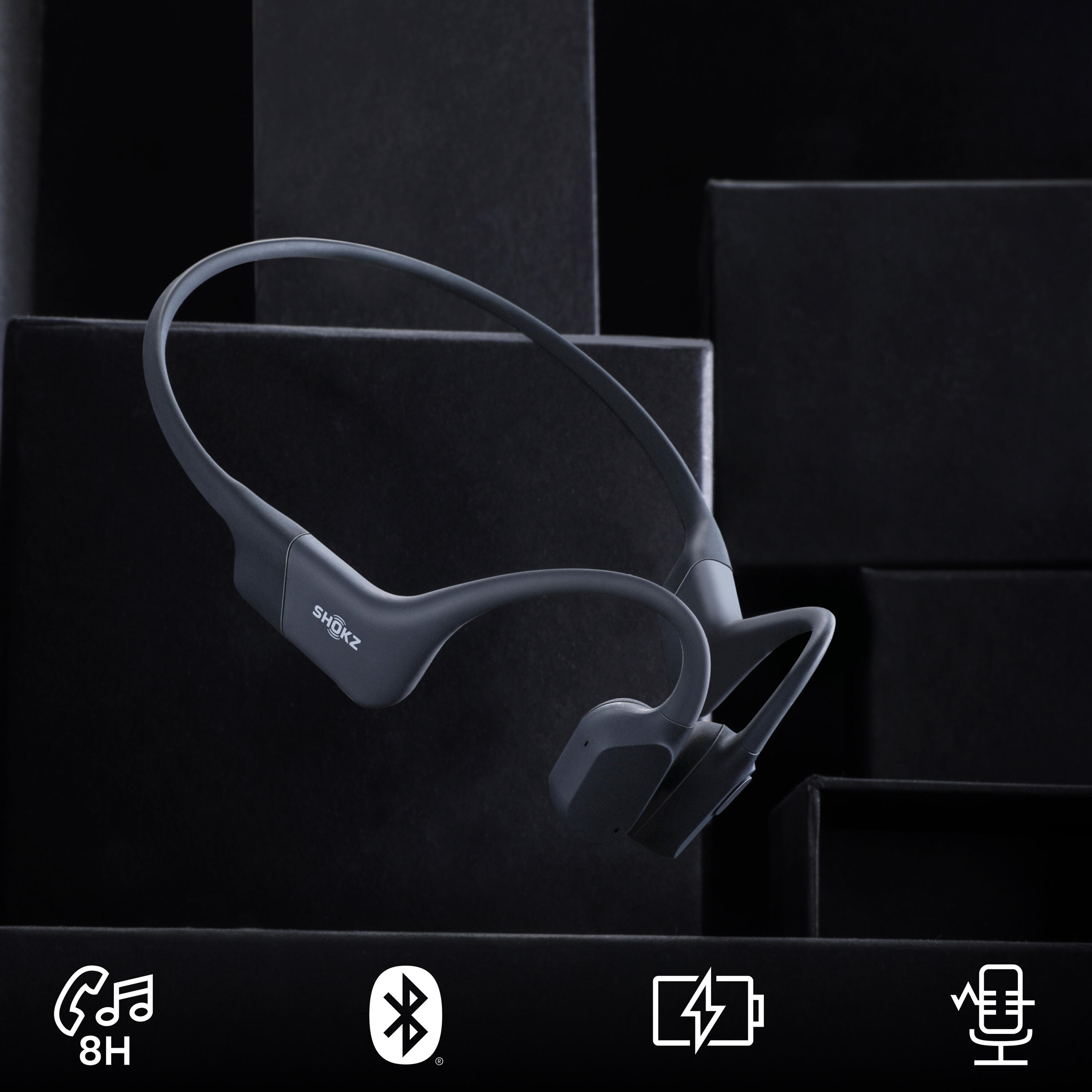 Shokz Bluetooth koptelefoon - OPENRUN USB-C 4/6