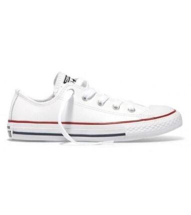 Chaussures pour enfant Converse As basse en cuir ps Blanc