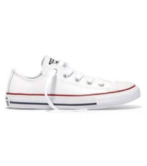 Chaussures pour enfant Converse As basse en cuir ps Blanc