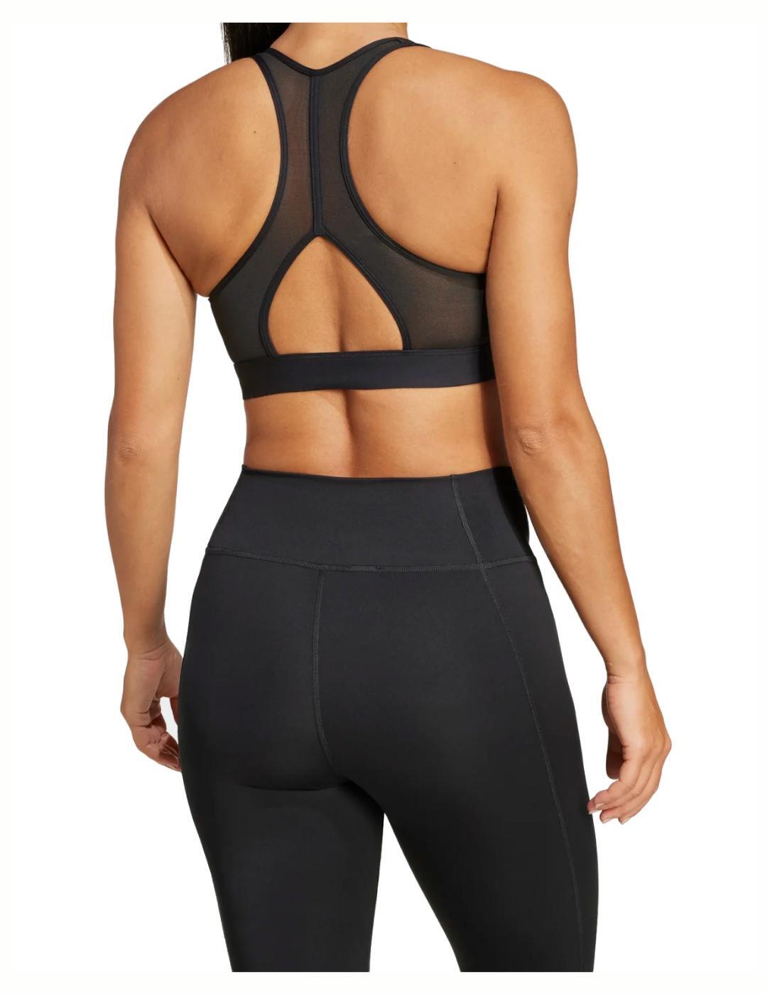 Top para Mujer Adidas Pwrct bl bra  Negro 2/3