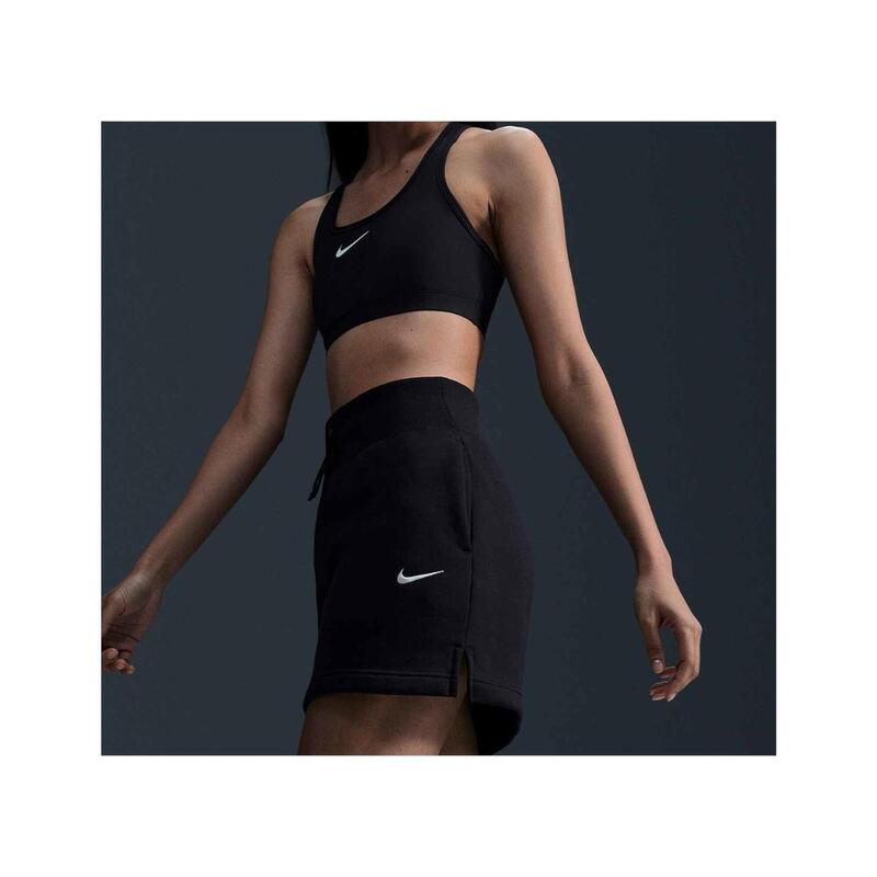 Top para Mujer Nike Swoosh medium  Negro