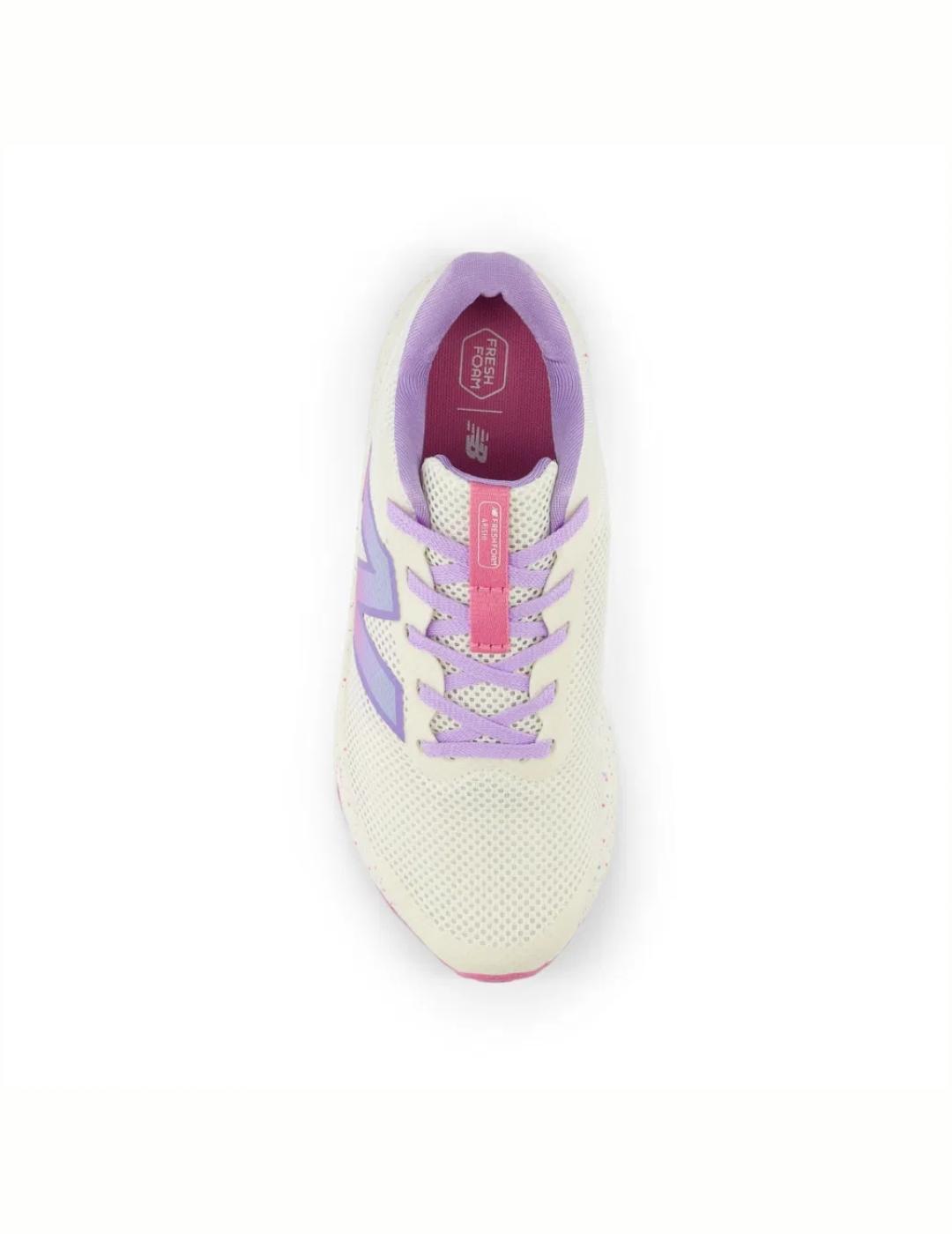 Zapatillas para Niña New balance Fresh foam arishi gs4  Blanco 4/4