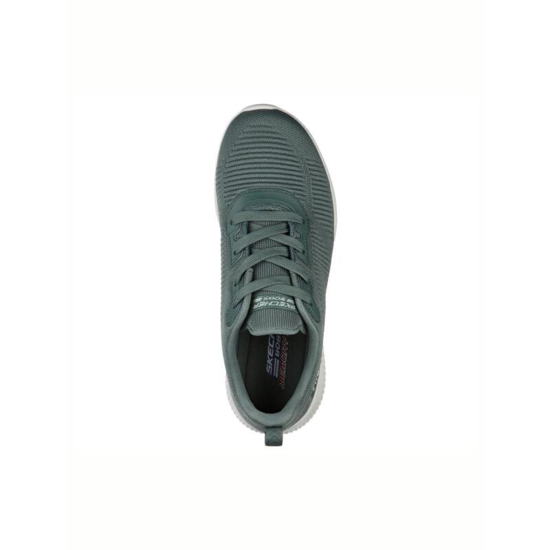 Zapatillas para Mujer Skechers Bobs squad touch talk  Verde