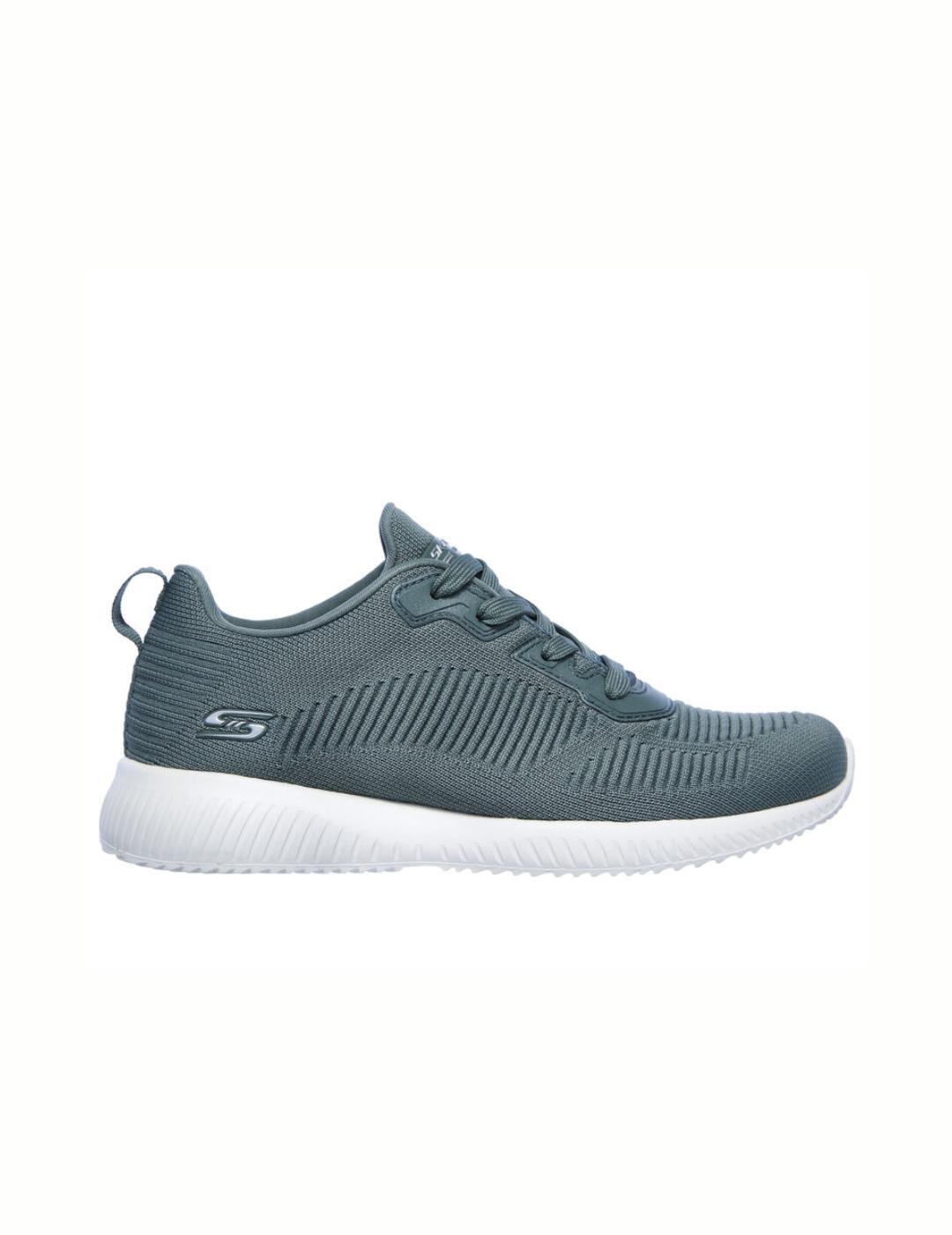 Zapatillas para Mujer Skechers Bobs squad touch talk  Verde 1/5