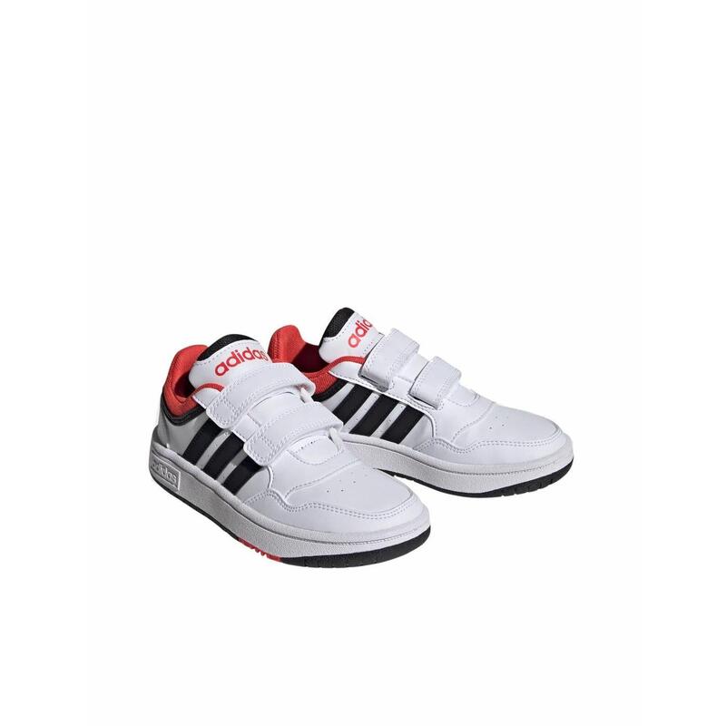 Zapatillas para Niño Adidas Hoops 3.0 cf c  Blanco