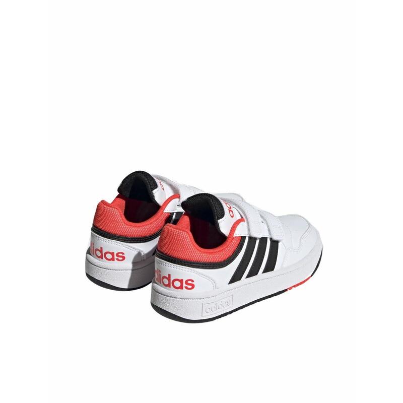 Zapatillas para Niño Adidas Hoops 3.0 cf c  Blanco