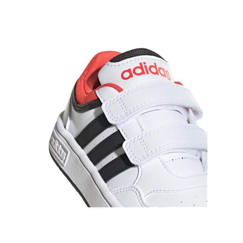 Zapatillas para Niño Adidas Hoops 3.0 cf c  Blanco