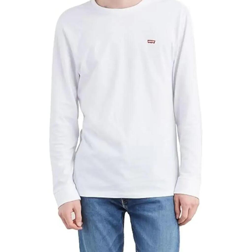 T-shirt pour homme Levi's Ls rouge ls original hm tee Blanc