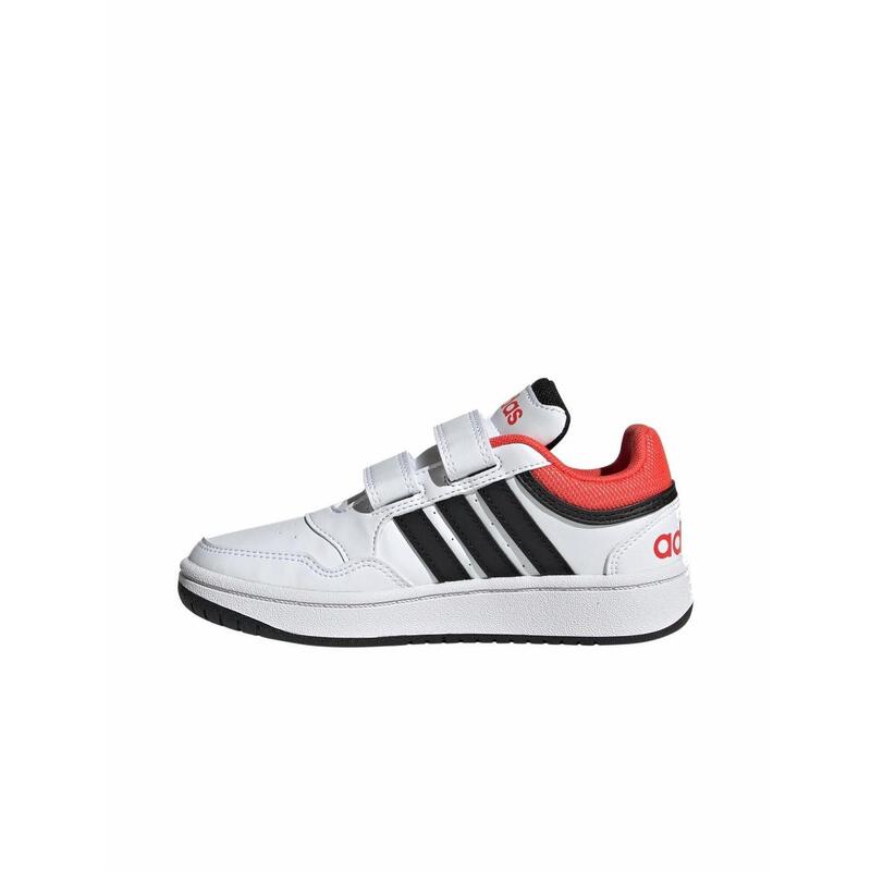 Zapatillas para Niño Adidas Hoops 3.0 cf c  Blanco