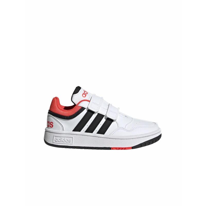 Zapatillas para Niño Adidas Hoops 3.0 cf c  Blanco